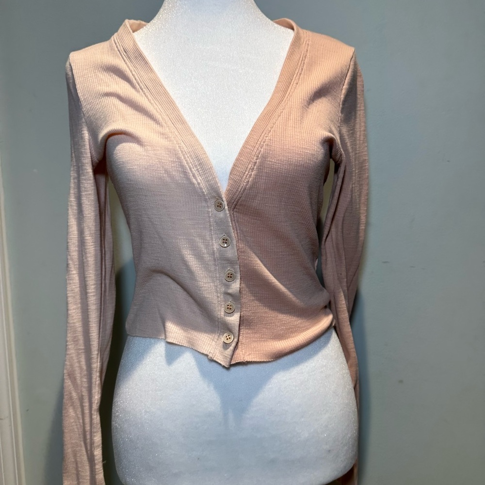Pink two toned button down